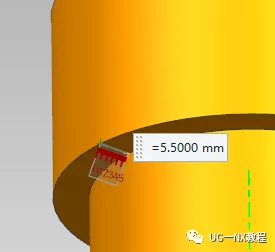 UG NX图文小练习——法兰底座的图6